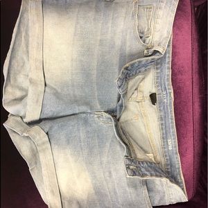 Blue jeans shorts